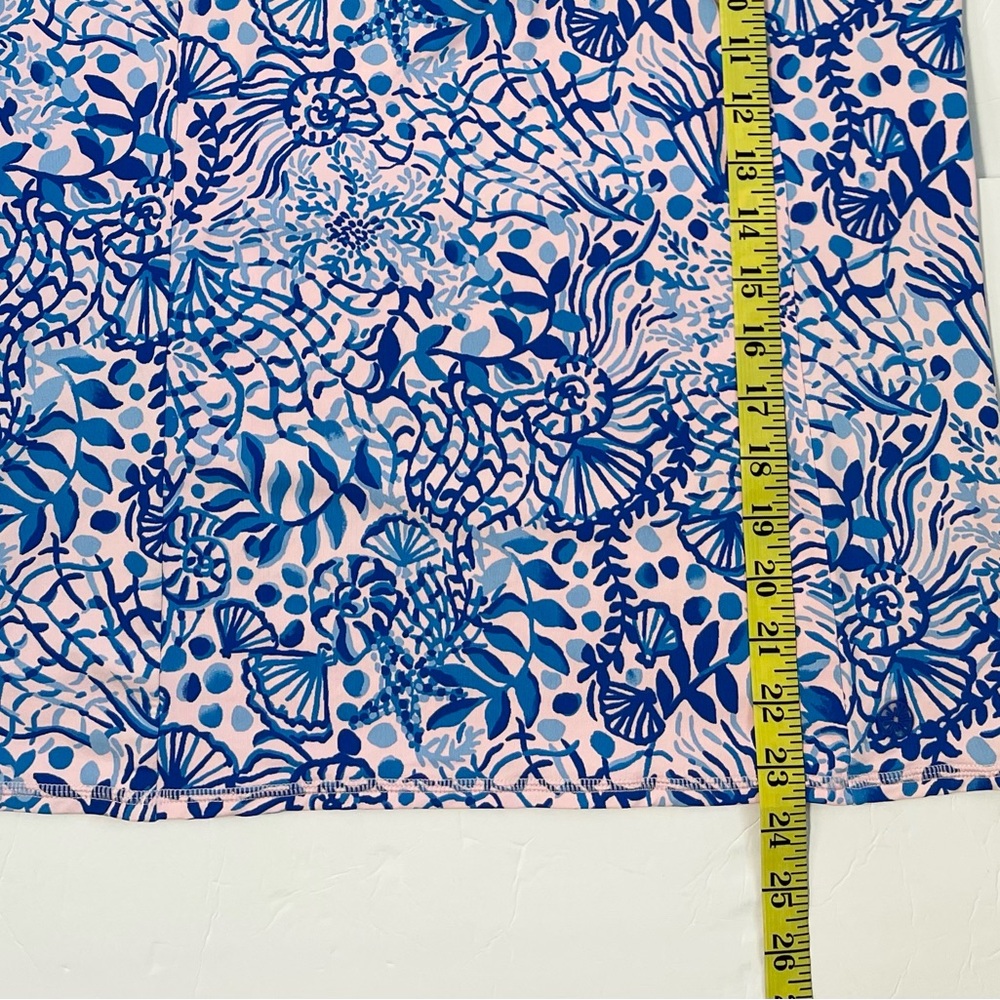 Lilly Pulitzer Luxetic Blue and Pink Patterned Top M - Picture 6 of 8